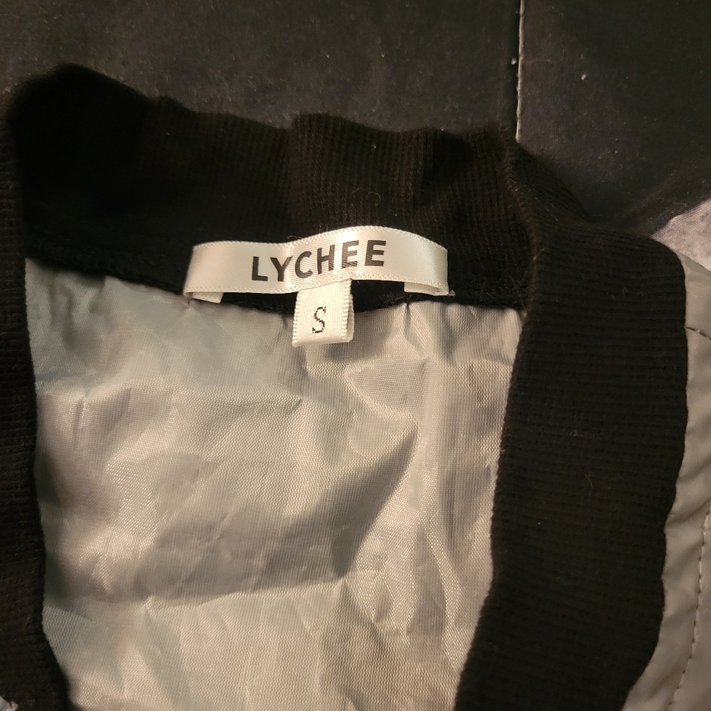 Reflective Tech Rave Wear Style Crop Top Light Jacket - Picture 7 of 12